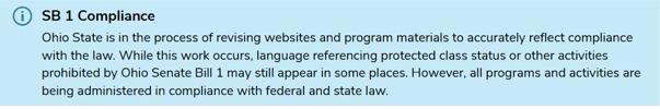 SB 1 Compliance alert